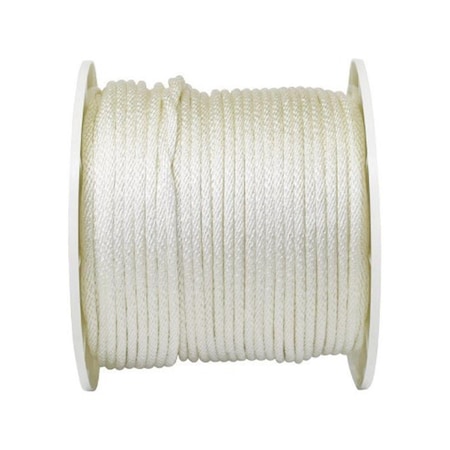 Clean All G1020S0500S Solid Braided Nylon Rope Spool White - 0.31 in. x 500 ft. CL2191005